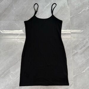 Women’s Blue Rain x Francesca’s Little Black Slip Dress Spaghetti Strap Medium